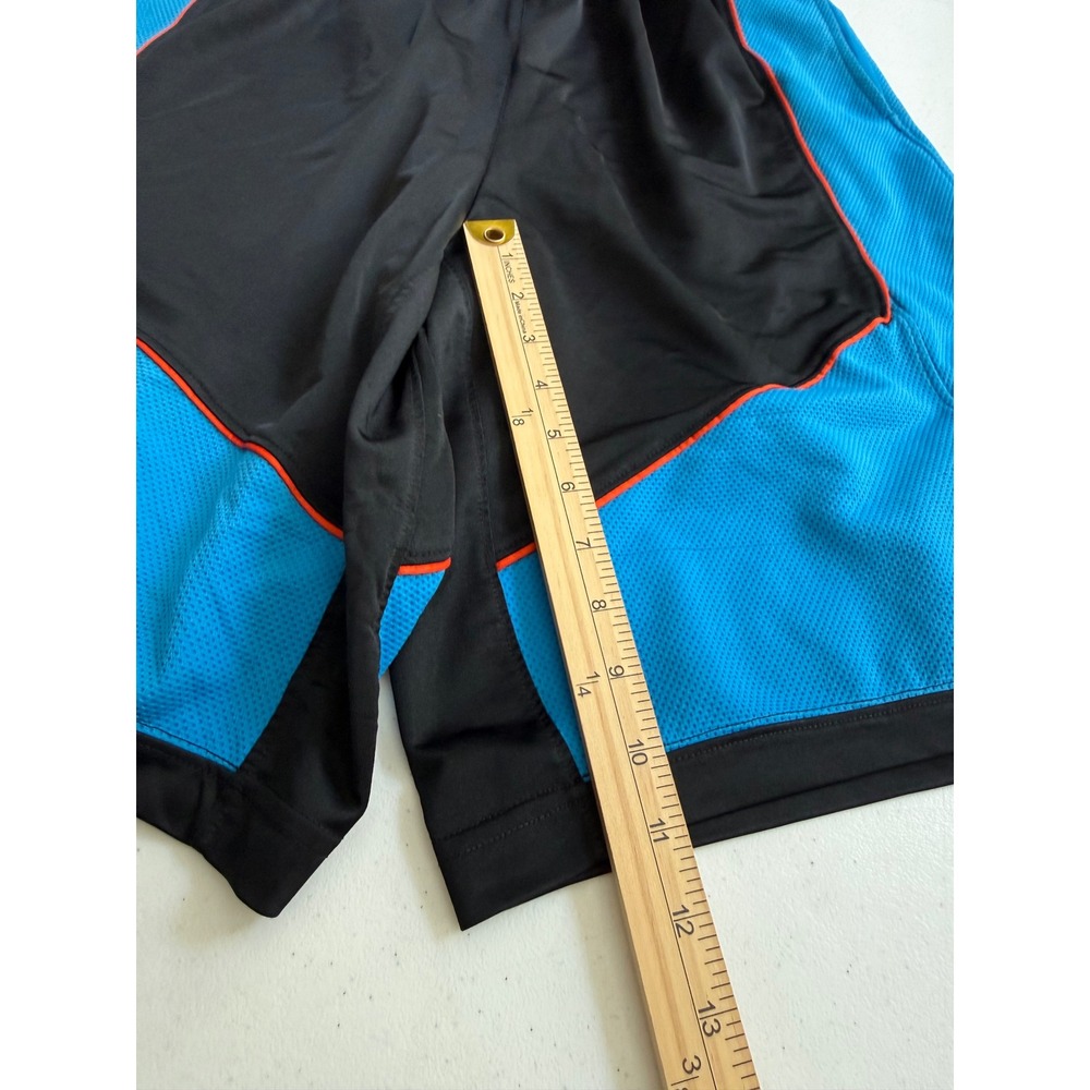 Air Jordan Basketball Shorts Men's Large Blue Black Orange Mesh Athletic  13" - Picture 9 of 13